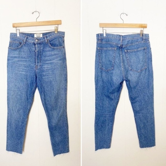 Reformation Jeans Serena High Waisted High Rise Skinny Jeans in Maya Wash 29 - Picture 1 of 8